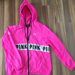 Pink windbreaker